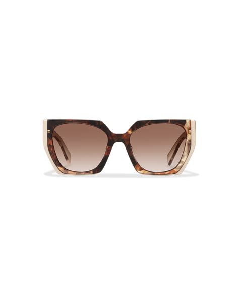 prada sunglasses women black and white|prada sunglasses women clear.